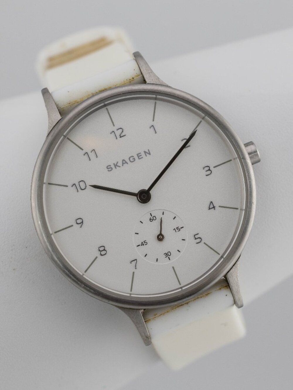 Skagen SKW2603 Silicone Band Quartz Analog Women's Watch New Battery